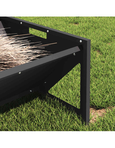 Abbeveratoio per bestiame Nero 108 x 50 x 28 cm