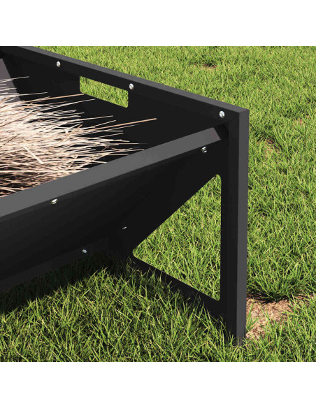 Abbeveratoio per bestiame Nero 108 x 50 x 28 cm