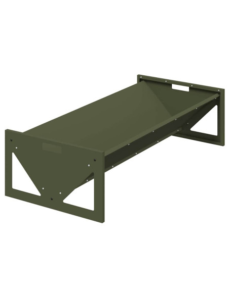 Abbeveratoio per bestiame Verde oliva 108 x 50 x 28 cm