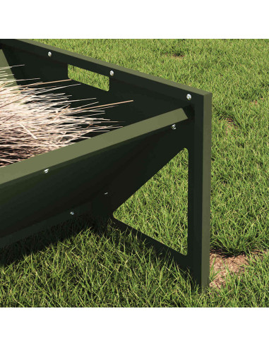 Abbeveratoio per bestiame Verde oliva 108 x 50 x 28 cm