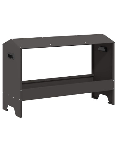 Mangiatoia per polli Nero 81 x 32 x 53,5 cm