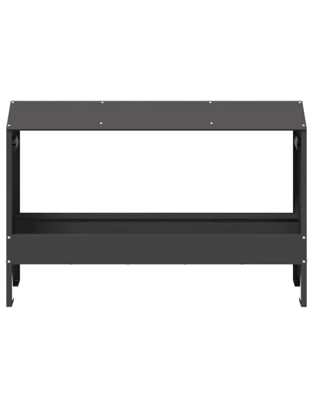 Mangiatoia per polli Nero 81 x 32 x 53,5 cm