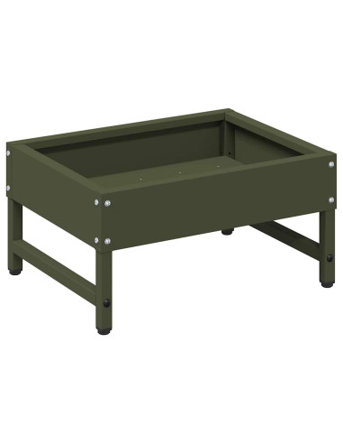 Mangiatore per Uccelli Verde oliva 80 x 28 x 13.5 cm