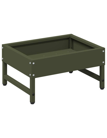 Mangiatore per Uccelli Verde oliva 80 x 28 x 13.5 cm