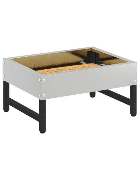 Mangiatore per Uccelli Argento 80 x 28 x 13.5 cm