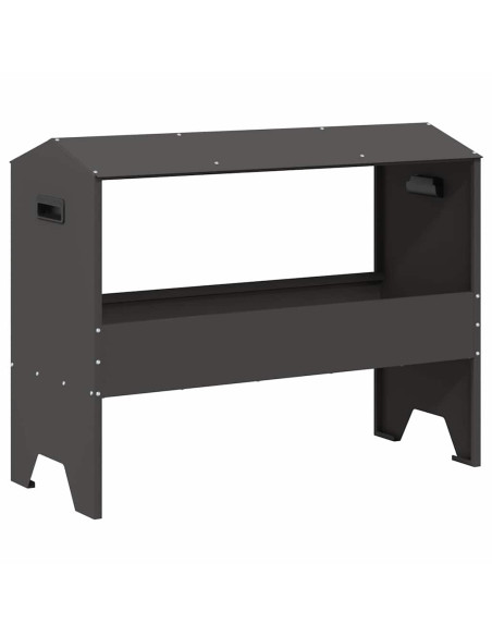 Abbeveratoio per bestiame Nero 79 x 35 x 62 cm