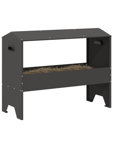 Abbeveratoio per bestiame Nero 79 x 35 x 62 cm