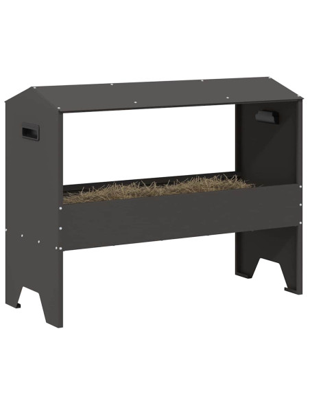 Abbeveratoio per bestiame Nero 79 x 35 x 62 cm
