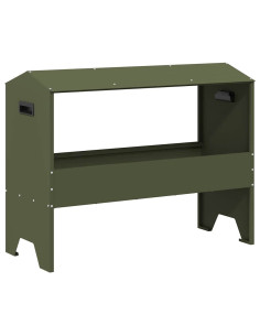Abbeveratoio per bestiame Verde oliva 79 x 35 x 62 cm 2