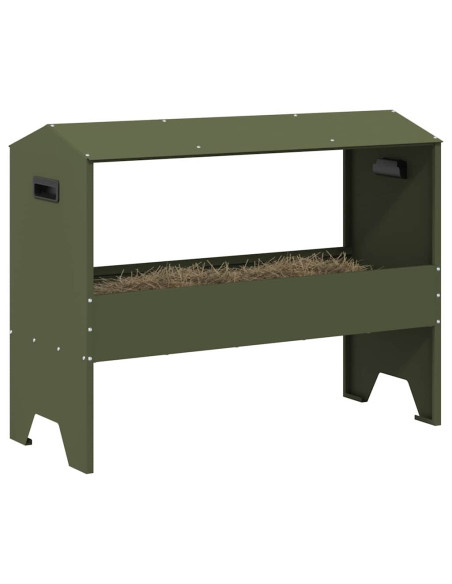 Abbeveratoio per bestiame Verde oliva 79 x 35 x 62 cm