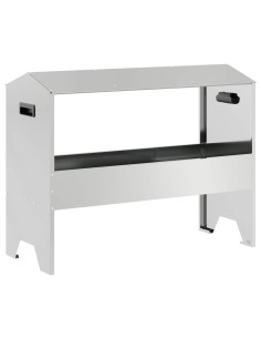 Abbeveratoio per bestiame Argento 79 x 35 x 62 cm 2