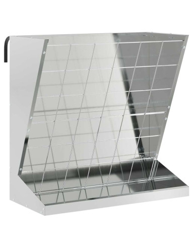Nutriente per Fieno Argento 71 x 33 x 70 cm Acciaio zincato