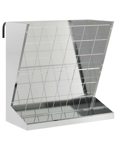 Nutriente per Fieno Argento 71 x 33 x 70 cm Acciaio zincato