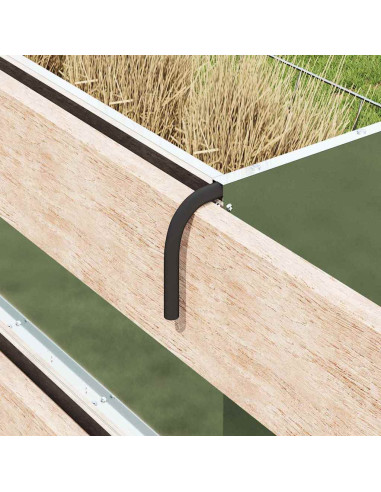 Nutriente per Fieno Argento 71 x 33 x 70 cm Acciaio zincato