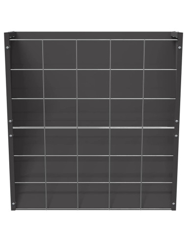 Mangiatore Appeso per Fieno Nero 61 x 33 x 66 cm