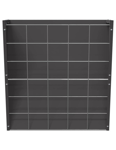 Mangiatore Appeso per Fieno Nero 61 x 33 x 66 cm