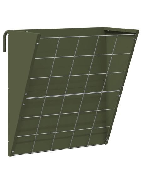 Mangiatore Appeso per Fieno Verde oliva 61 x 33 x 66 cm