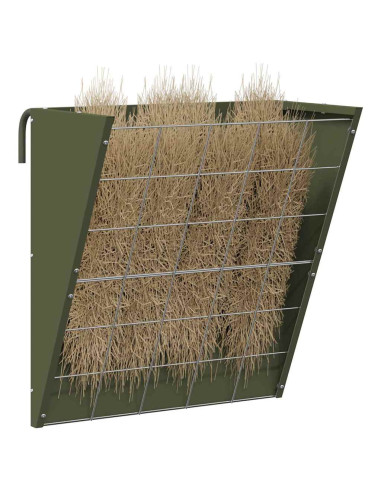 Mangiatore Appeso per Fieno Verde oliva 61 x 33 x 66 cm