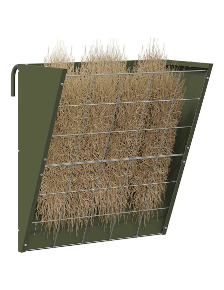 Mangiatore Appeso per Fieno Verde oliva 61 x 33 x 66 cm