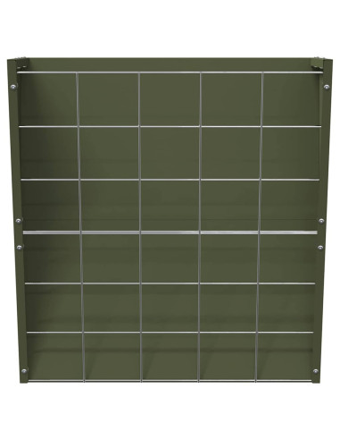 Mangiatore Appeso per Fieno Verde oliva 61 x 33 x 66 cm