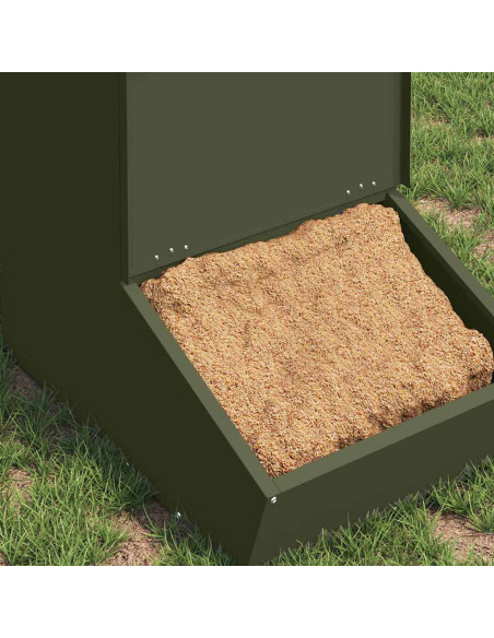 Nutriente per Maiali Verde oliva 55 x 38 x 76 cm