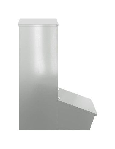 Nutriente per Maiali Argento 55 x 38 x 76 cm Acciaio zincato