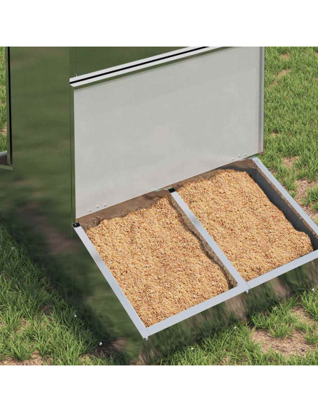 Nutriente per Maiali Argento 82 x 51 x 91,5 cm Acciaio zincato