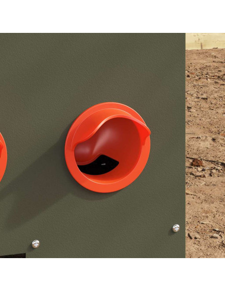 Feeder per pollo Verde oliva 60,5 x 29 x 51 cm