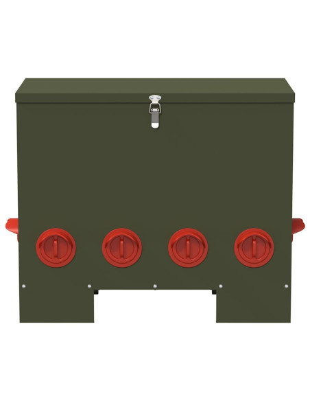 Feeder per pollo Verde oliva 60,5 x 29 x 51 cm
