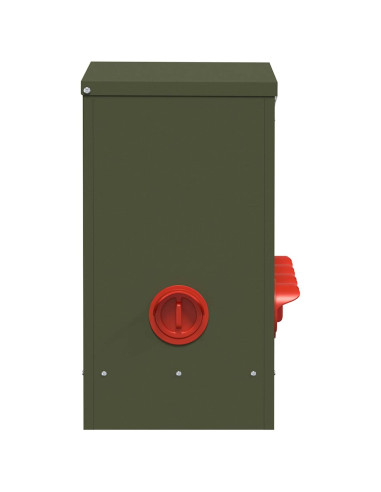 Feeder per pollo Verde oliva 60,5 x 29 x 51 cm
