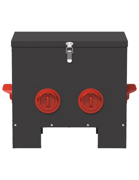 Feeder per pollo Nero 40,5 x 25 x 38 cm