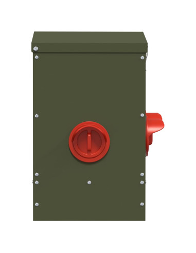 Feeder per pollo Verde oliva 40,5 x 25 x 38 cm