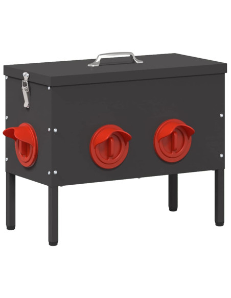 Feeder per pollo Nero 41,5 x 20,5 x 33 cm