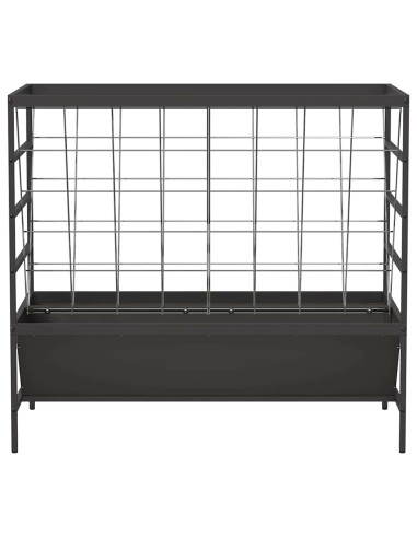 Mangiatore per Bestiame Nero 100 x 60 x 90 cm