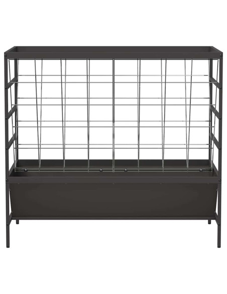 Mangiatore per Bestiame Nero 100 x 60 x 90 cm