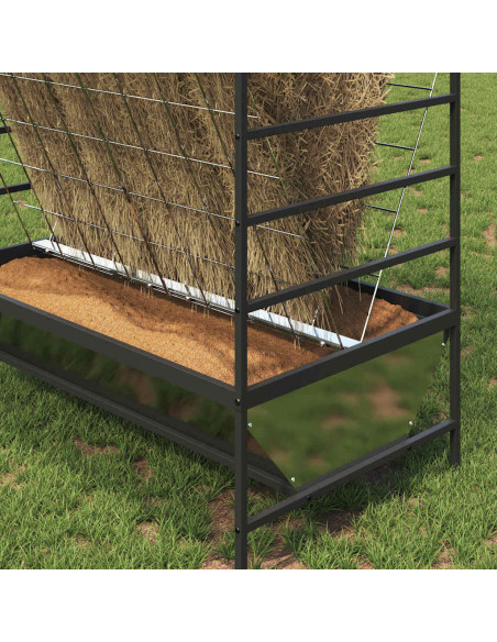 Mangiatore per Bestiame Argento 100 x 60 x 90 cm