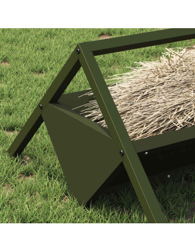 Abbeveratoio per bestiame Verde oliva 111 x 76 x 38 cm