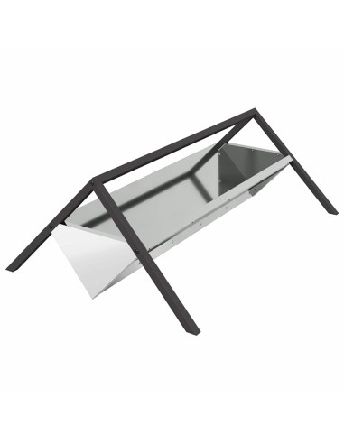 Abbeveratoio per bestiame Argento 111 x 76 x 38 cm