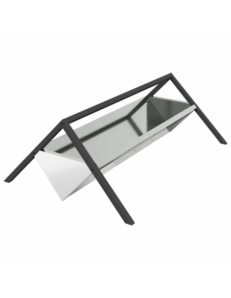 Abbeveratoio per bestiame Argento 111 x 76 x 38 cm