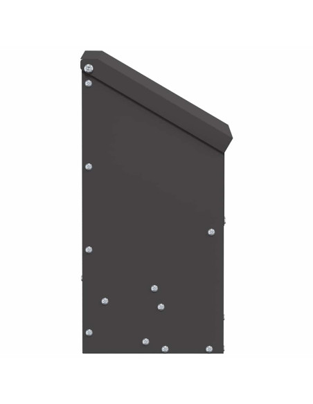 Feeder per pollo Nero 21 x 16 x 33 cm Acciaio laminato a freddo