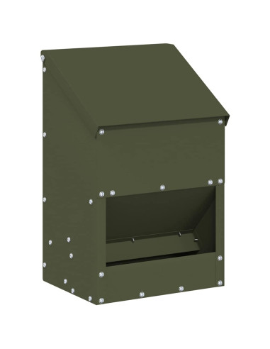Feeder per pollo Verde oliva 21 x 16 x 33 cm