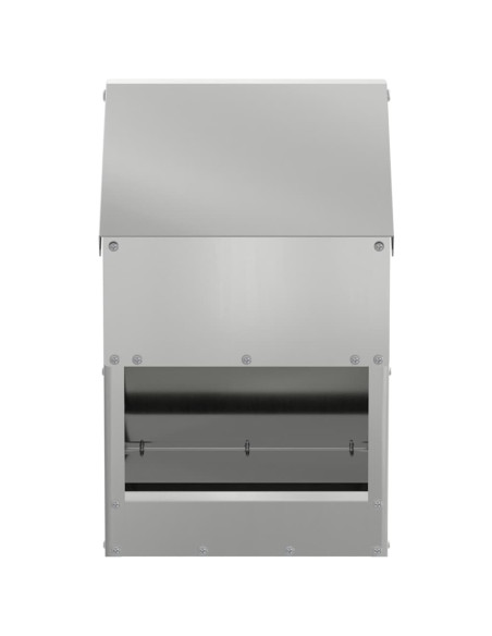 Feeder per pollo Argento 21 x 16 x 33 cm Acciaio zincato