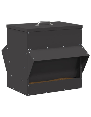 Feeder per pollo Nero 40,5 x 45 x 41 cm