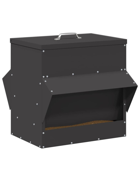 Feeder per pollo Nero 40,5 x 45 x 41 cm