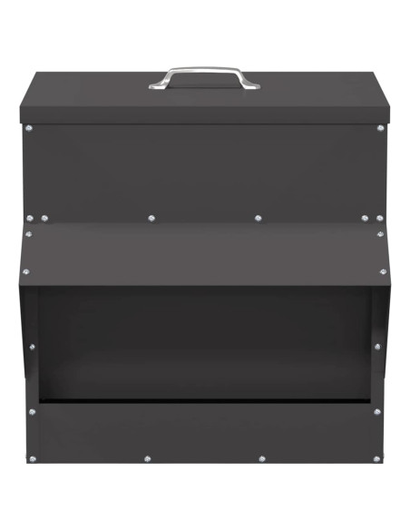 Feeder per pollo Nero 40,5 x 45 x 41 cm