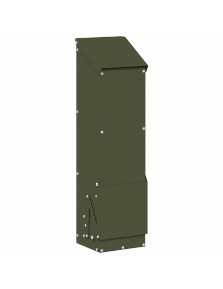 Feeder per pollo Verde oliva 13 x 12 x 51 cm