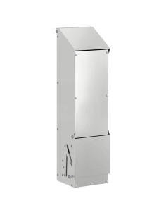 Feeder per pollo Argento 13 x 12 x 51 cm Acciaio zincato 2