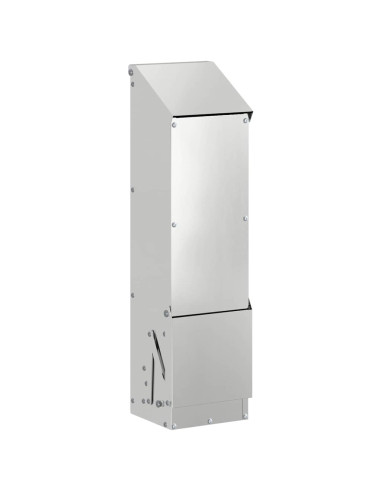 Feeder per pollo Argento 13 x 12 x 51 cm Acciaio zincato