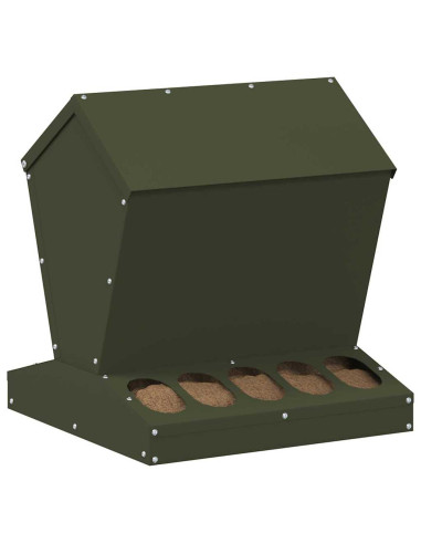 Feeder per pollo Verde oliva 40 x 40 x 45 cm