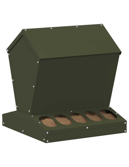 Feeder per pollo Verde oliva 40 x 40 x 45 cm